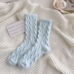 🔥Hot Sale 50% OFF🔥Soft Waxy Macaron Color Thermal Socks for Women - Great Gift - Image 14