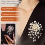 Ladies' High-end Exquisite Handmade Pearl Brooch - Image 5