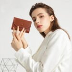 🔥Best Christmas present ever🎁🎄Fashion Lychee Pattern PU Leather Short Wallet with Convenient Snap Button - Image 3