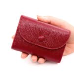 🔥Best Christmas present ever🎁🎄Fashion Lychee Pattern PU Leather Short Wallet with Convenient Snap Button - Image 11