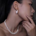 Galaxy waterfall tassel earrings hula earrings - Image 2