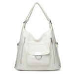 Women's Convertible Stylish PU Leather Bag with Multiple Pockets - Image 14