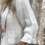 🌸Spring Specials🌸 Women's Cotton Linen Open Front Blazer - Image 9