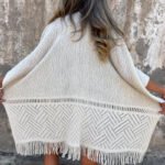 💖Limited Sale 50% OFF💖Elegant Solid Color Soft Cutout Tassel Shawl - Image 6