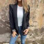 🎁Hot Sale🎁50% OFF!✈️Free shipping✈️ Women's Stylish Blazer with Chic Leopard Print Lining! - Image 7