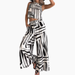 🌴Summer Specials🌴Striped Sleeveless Top & Wide-Leg Pants Set - Image 4