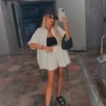 Vibrant Solid Color Short Sleeve Shirt & High Waisted Shorts 2-Piece Set - Image 16