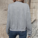 Women's Casual Fashionable Zipper Cardigan - Image 8